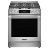 Frigidaire PCFG3085BF Gas Range, 6.0 cu. ft. Capacity, 30 inch Exterior Width, 6 Burners, Stainless Steel colour