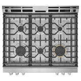 Frigidaire PCFG3085BF Gas Range, 6.0 cu. ft. Capacity, 30 inch Exterior Width, 6 Burners, Stainless Steel colour