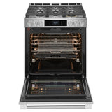 Frigidaire PCFG3085BF Gas Range, 6.0 cu. ft. Capacity, 30 inch Exterior Width, 6 Burners, Stainless Steel colour