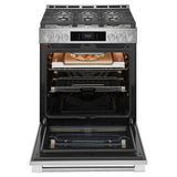 Frigidaire PCFG3085BF Gas Range, 6.0 cu. ft. Capacity, 30 inch Exterior Width, 6 Burners, Stainless Steel colour