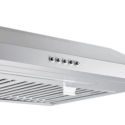 30" Vesta Charlotte 500 CFM Under Cabinet Range Hood in Stainless Steel