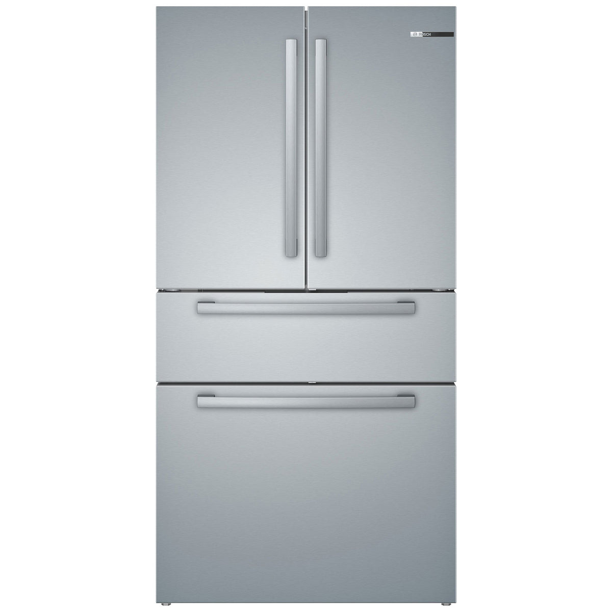 Bosch 800 Series B36CL80SNS French Door Refrigerator, 36 inch Width, 21 cu. ft. Capacity, Counter Depth, Water Dispenser (Interior), Ice Dispenser (Freezer Located), ENERGY STAR Certified, Stainless Steel colour