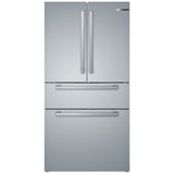 Bosch 800 Series B36CL80SNS French Door Refrigerator, 36 inch Width, 21 cu. ft. Capacity, Counter Depth, Water Dispenser (Interior), Ice Dispenser (Freezer Located), ENERGY STAR Certified, Stainless Steel colour