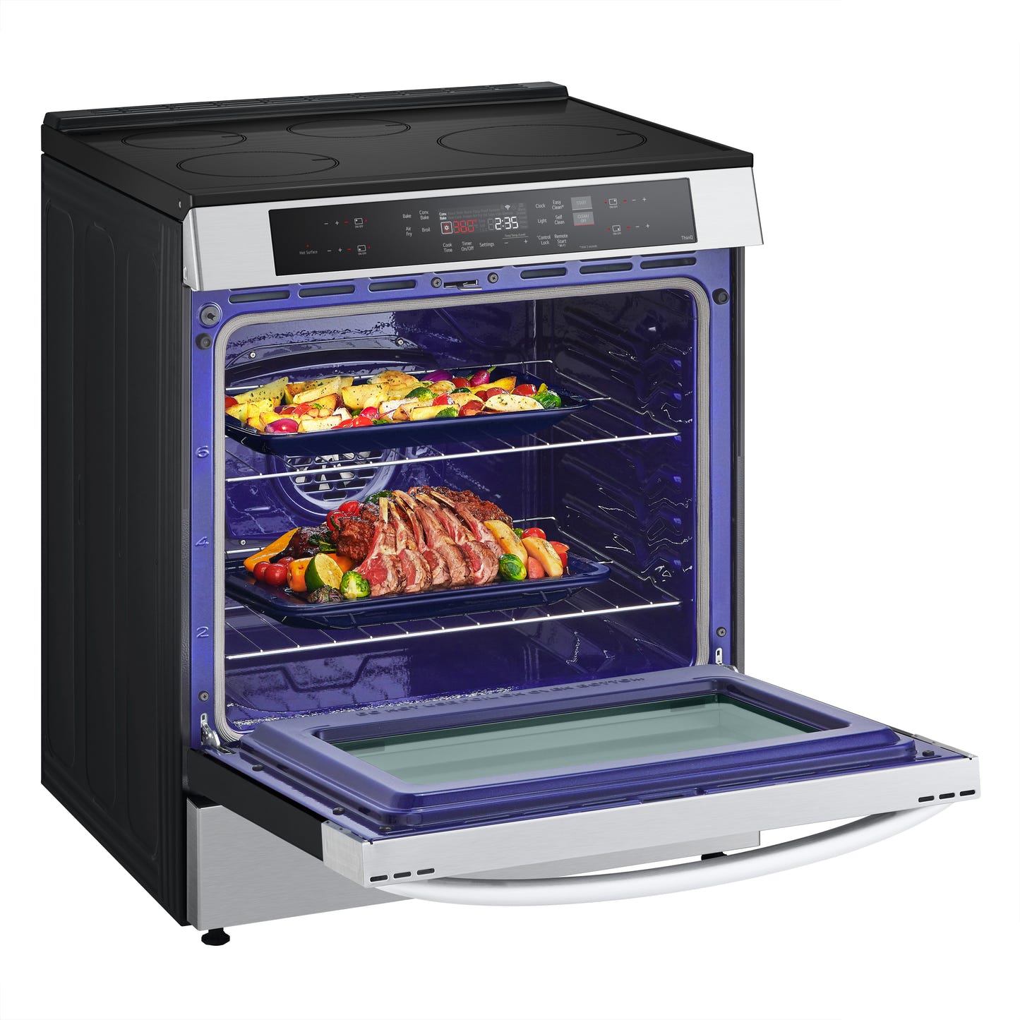6.3 cu. ft. Smart Induction Slide-in Ranges with Convection and Air Fry LSIL6332FE