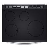 LG LSIL6332FE 6.3 cu. ft. Smart Induction Slide-in Range with Convection and Air Fry top view