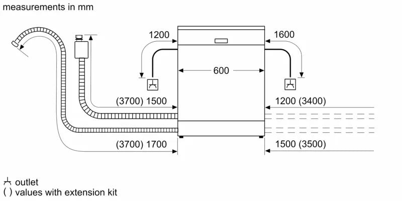 500 系列，洗碗机，60 厘米，拉丝钢防指纹 SHP55CM5N