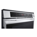 LG LSIL6332FE 6.3 cu. ft. Smart Induction Slide-in Range with Convection and Air Fry control panel view