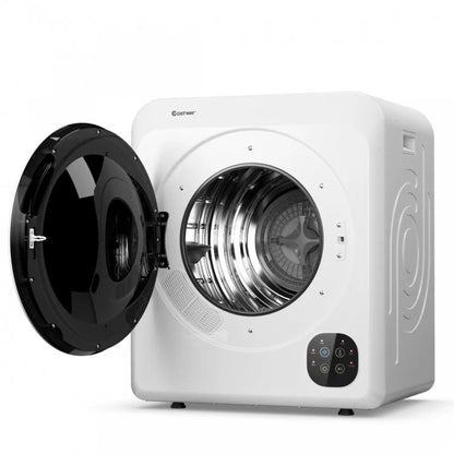 Costway 24" 1700W Electric Dryer Portable Tumble Dryer with Steel Tub