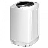 Costway 17" Portable Automatic Laundry Washing Machine with Drain Pump