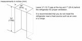 Bosch B36FD52SNS French Door Refrigerator, 36 inch Width, 26 cu. ft. Capacity, Water Dispenser (Exterior), Ice Dispenser (Thru Door), ENERGY STAR Certified, UltraClarityPro®