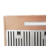 Vesta Copenhagen 30" 800 CFM Gold Stainless Steel Wall Mount