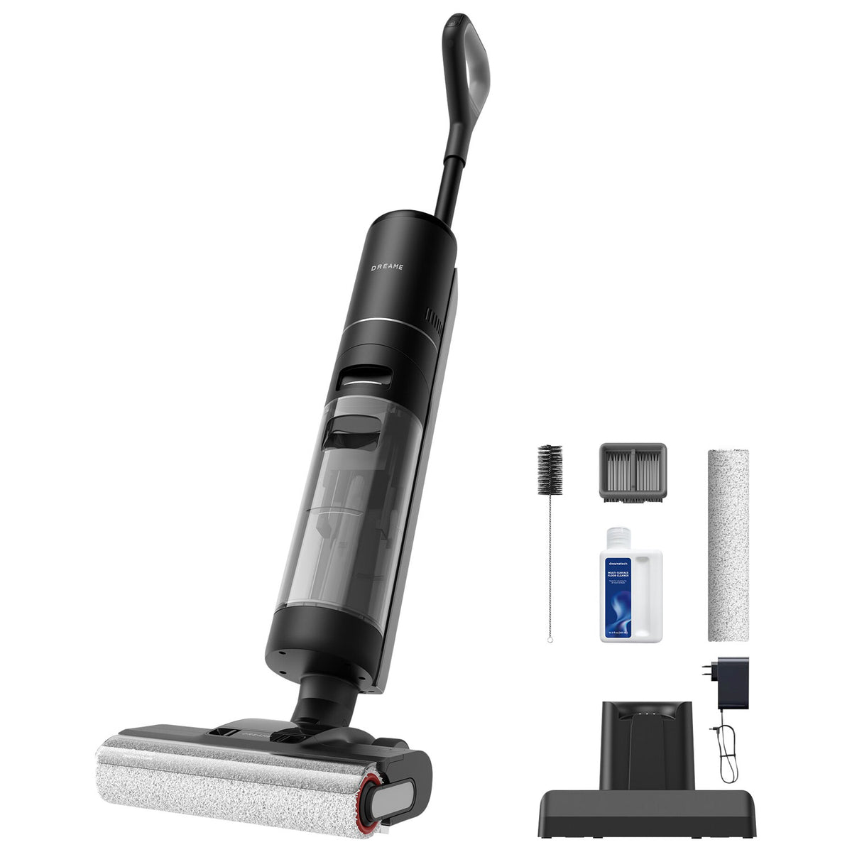 Dreame FloorX 302 Cordless Bagless Wet/Dry Vacuum & Mop for Hard Floors with 16,000Pa Suction, 35min Runtime, Self-Cleaning