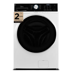 Midea MLH52N4AWW Front Load Washer, 27 inch Width, 5.2 cu. ft. Washer Capacity, 1,300 RPM Washer Spin Speed, 10 Wash Cycles, 5 Temperature Settings, Water Heater, ENERGY STAR Certified, White colour