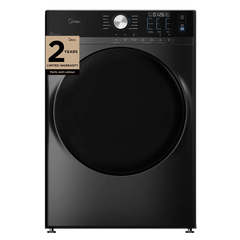 Midea MLHE52S7AGG Electric Dryer, 8.0 cu. ft. Dryer Capacity, 10 Dry Cycles, Steam Clean, 5 Temperature Settings, Vented, Stackable, Metallic Grey colour