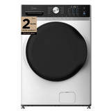 Midea MLHW52S7AWW Front Load Washer, 27 inch Width, 5.2 cu. ft. Washer Capacity, 1,300 RPM Washer Spin Speed, 10 Wash Cycles, 5 Temperature Settings, Water Heater, Steam Clean, ENERGY STAR Certified, White colour
