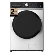 Midea MLHW52S7AWW Front Load Washer, 27 inch Width, 5.2 cu. ft. Washer Capacity, 1,300 RPM Washer Spin Speed, 10 Wash Cycles, 5 Temperature Settings, Water Heater, Steam Clean, ENERGY STAR Certified, White colour