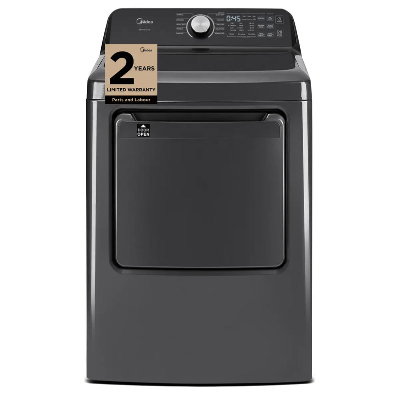 Midea MLTE52M2BGG 7.0 Cu. Ft. Smart Tumble Dryer | Midea