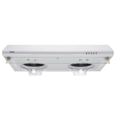 Dallas 30" white under-cabinet range hoods