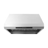 Vesta Moscow 48" 1000 CFM Stainless Steel Under Cabinet Rangehood front view