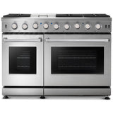 Alberta 48'' Stainless Steel Professional Freestanding Full Gas Range