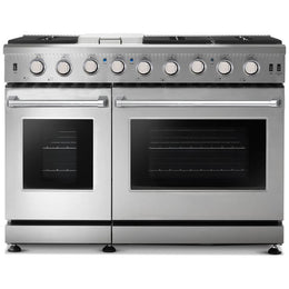 Alberta 48'' Stainless Steel Professional Freestanding Full Gas Range