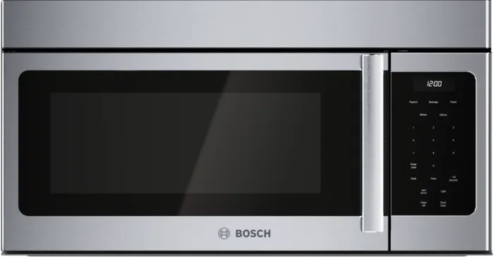 Bosch HMV3054C Microwave, 30 inch Exterior Width, 1.7 cu. ft. Capacity, 1,000 W Watts, Convection, LED, Stainless Steel Interior