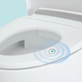 R&T W5100S Tankless Auto Flush Toilet Battery-Operated 1.28-GPF