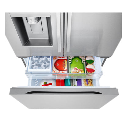 LG LF24Z6530S Bottom Freezer Counter Depth French Door Built In Refrigerator