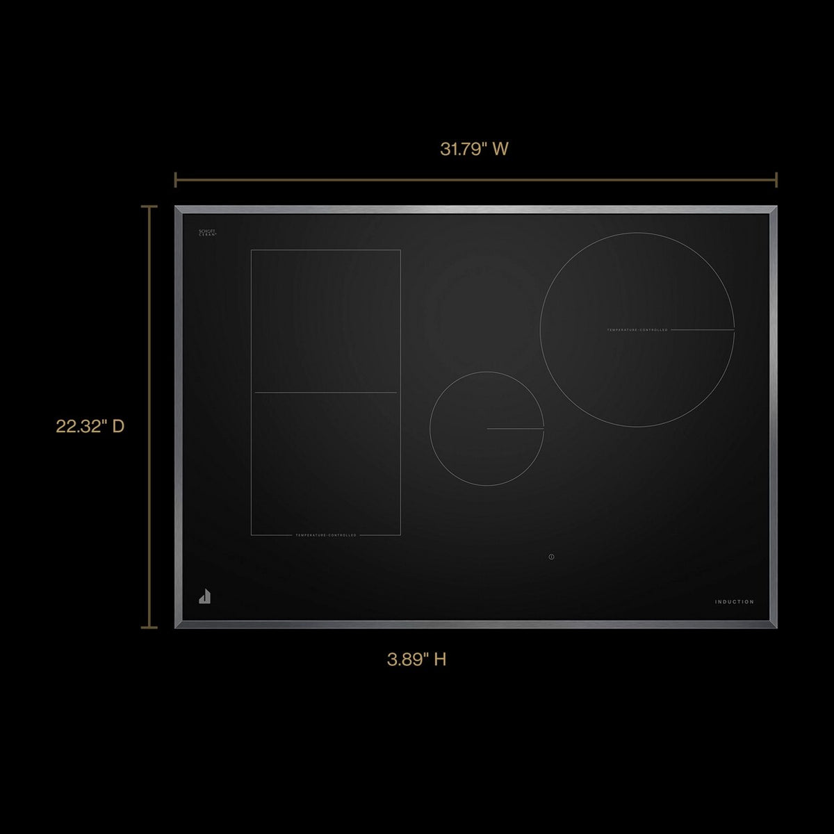 JennAir JICT730SS Induction Cooktop, 30 inch Exterior Width, 4 Burners, Other colour