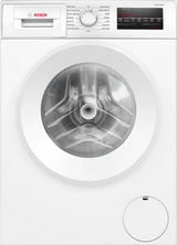 Bosch WGA14400UC Front Load Compact Washer, ENERGY STAR Certified, 2.2 cu. ft. Washer Capacity, 15 Wash Cycles, White colour, front view