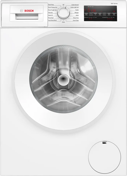 Bosch WGA14400UC Front Load Compact Washer, ENERGY STAR Certified, 2.2 cu. ft. Washer Capacity, 15 Wash Cycles, White colour