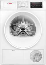 Bosch WPA12100UC Electric Dryer, 23 1/2 inch Width, 4 cu. ft. Capacity, 3 Temperature Settings, Stackable, White colour