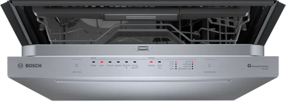 博世 500 系列 SHP65CC5UC 洗碗机，24 英寸外部宽度，44 dB 分贝级别，完全集成，不锈钢（内部），5 种洗涤程序，15 种容量（餐具），不锈钢颜色