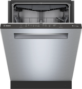 Bosch 500 Series SHP55DM5N Dishwasher, 24 inch Exterior Width, 46 dB Decibel Level, Fully Integrated, Stainless Interior, 5 Wash Cycles, 16 Capacity (Place Settings), 3 Loading Racks, Wifi Enabled, Stainless Steel colour