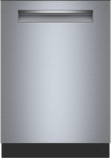 Bosch 500 Series SHP55DM5N Dishwasher, 24 inch Exterior Width, 46 dB Decibel Level, Fully Integrated, Stainless Interior, 5 Wash Cycles, 16 Capacity (Place Settings), 3 Loading Racks, Wifi Enabled, Stainless Steel colour