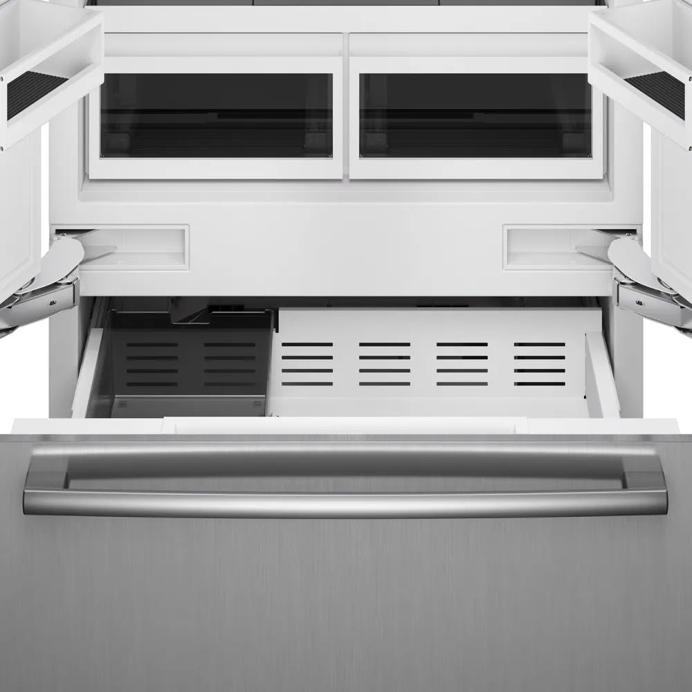 Bosch B36BT130NS Benchmark® Built-in Bottom Freezer Refrigerator 36'' Softclose® Flat Hinge
