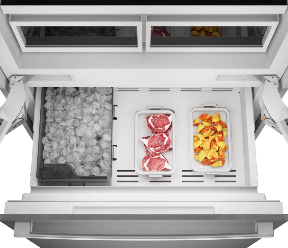 Bosch B36BT130NS Benchmark® Built-in Bottom Freezer Refrigerator 36'' Softclose® Flat Hinge