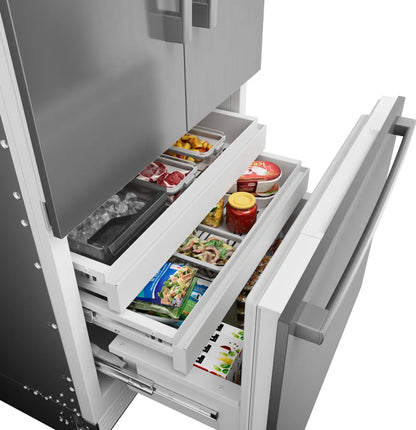 Bosch B36BT130NS Benchmark® Built-in Bottom Freezer Refrigerator 36'' Softclose® Flat Hinge
