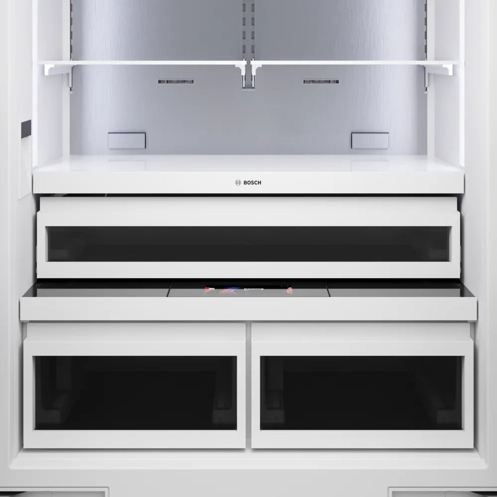 Bosch B36BT130NS Benchmark® Built-in Bottom Freezer Refrigerator 36'' Softclose® Flat Hinge