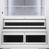 Bosch Benchmark Series B36BT130NS French Door Refrigerator, 36 inch Width, 20.1 cu. ft. Capacity, Counter Depth, Water Dispenser (Interior), Ice Dispenser (Freezer Located), ENERGY STAR Certified, Stainless Steel colour
