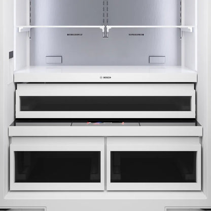 Bosch B36BT130NS Benchmark® Built-in Bottom Freezer Refrigerator 36'' Softclose® Flat Hinge