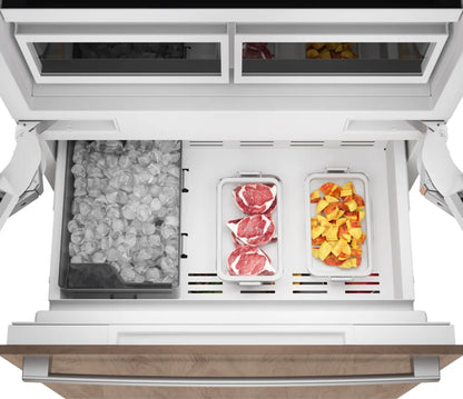 Bosch B36IT100NP Benchmark® Built-in Bottom Freezer Refrigerator 36'' Softclose® Flat Hinge
