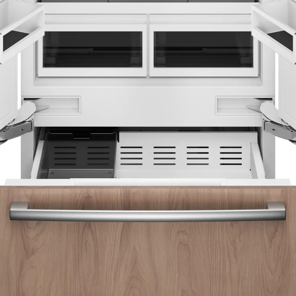 Bosch B36IT100NP Benchmark® Built-in Bottom Freezer Refrigerator 36'' Softclose® Flat Hinge