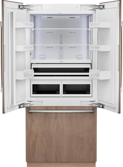 Bosch B36IT100NP Benchmark® Built-in Bottom Freezer Refrigerator 36'' Softclose® Flat Hinge
