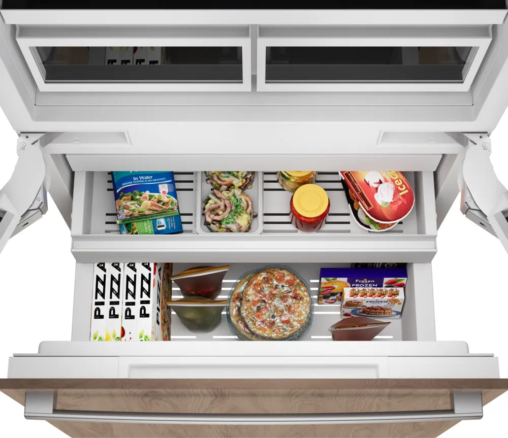 Bosch B36IT100NP Benchmark® Built-in Bottom Freezer Refrigerator 36'' Softclose® Flat Hinge