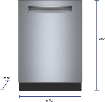 500 系列，洗碗机，24 英寸，拉丝钢防指纹 SHP65CM5N