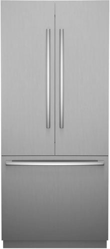 Bosch Benchmark Series B36BT130NS French Door Refrigerator, 36 inch Width, 20.1 cu. ft. Capacity, Counter Depth, Water Dispenser (Interior), Ice Dispenser (Freezer Located), ENERGY STAR Certified, Stainless Steel colour