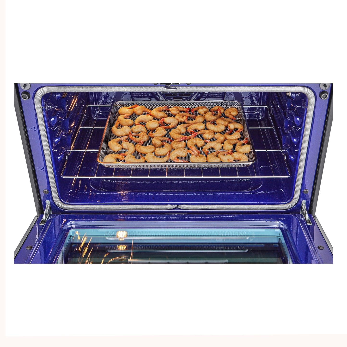 7.3 立方英尺电动双烤箱独立式炉灶，配备 ProBake Convection® 和 Air Fry LDEL7324SE