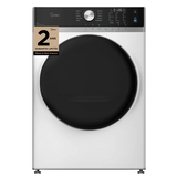 Midea MLHE52S7AWW Electric Dryer, 8.0 cu. ft. Dryer Capacity, 10 Dry Cycles, Steam Clean, 5 Temperature Settings, Vented, Stackable, White colour