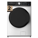 Midea MLHW52S7AWW Front Load Washer, 27 inch Width, 5.2 cu. ft. Washer Capacity, 1,300 RPM Washer Spin Speed, 10 Wash Cycles, 5 Temperature Settings, Water Heater, Steam Clean, ENERGY STAR Certified, White colour